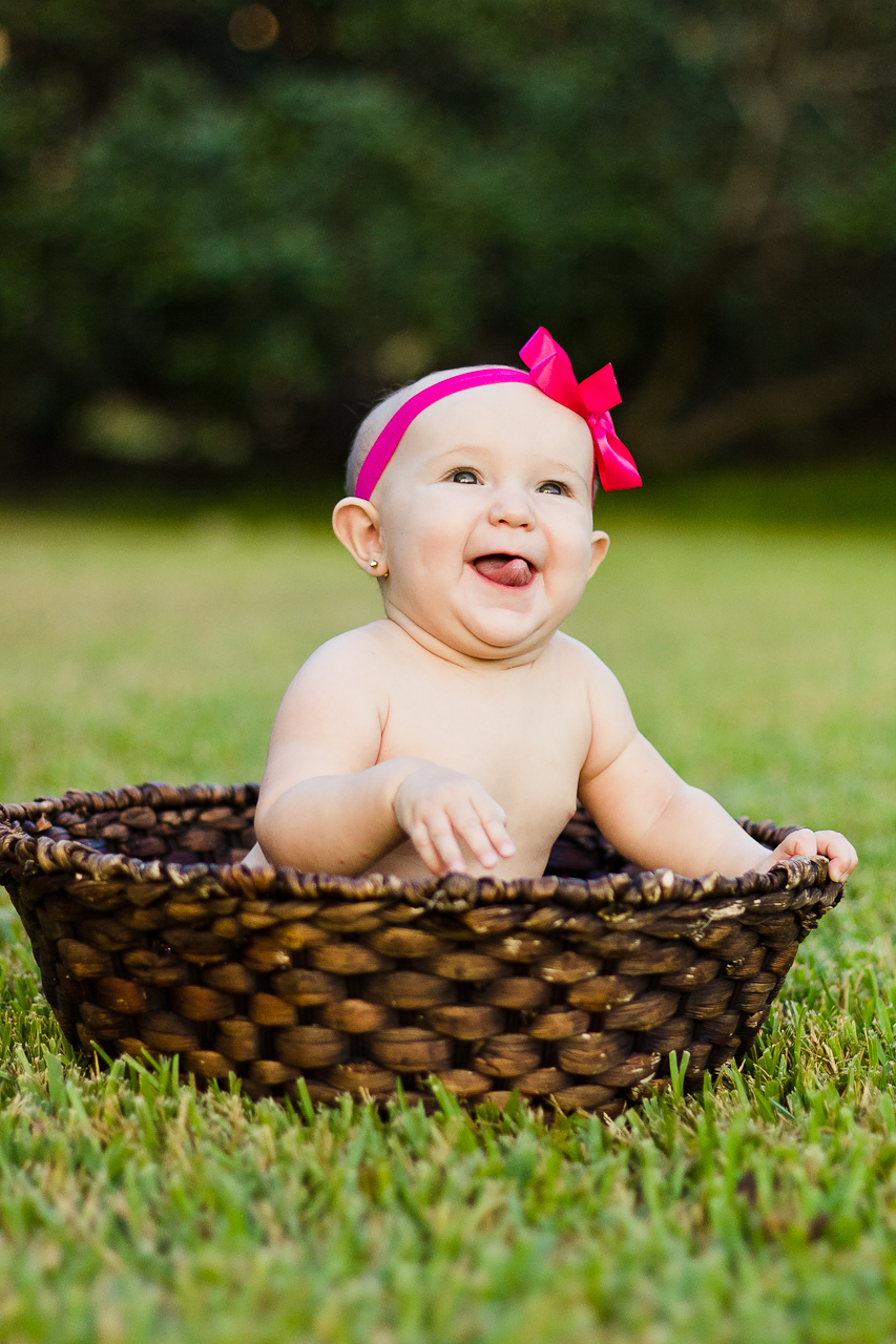 Ella | Baby Photography in College Station