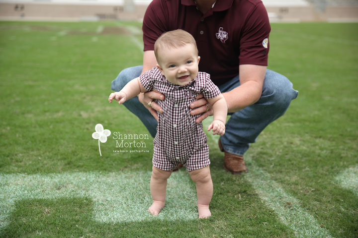 family pictures on Kyle Field