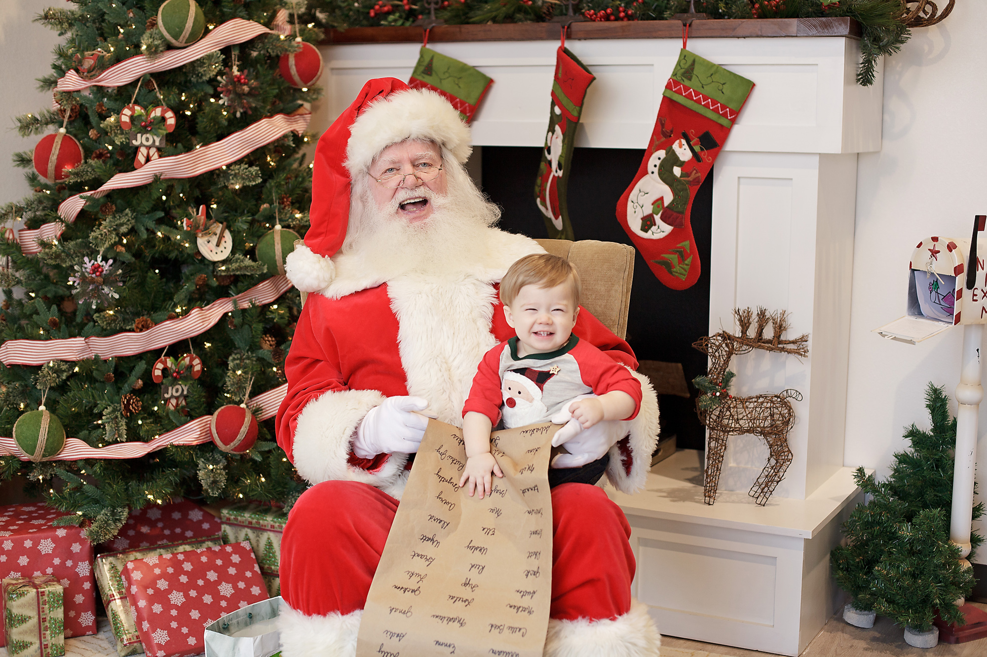 Santa pictures in College Station